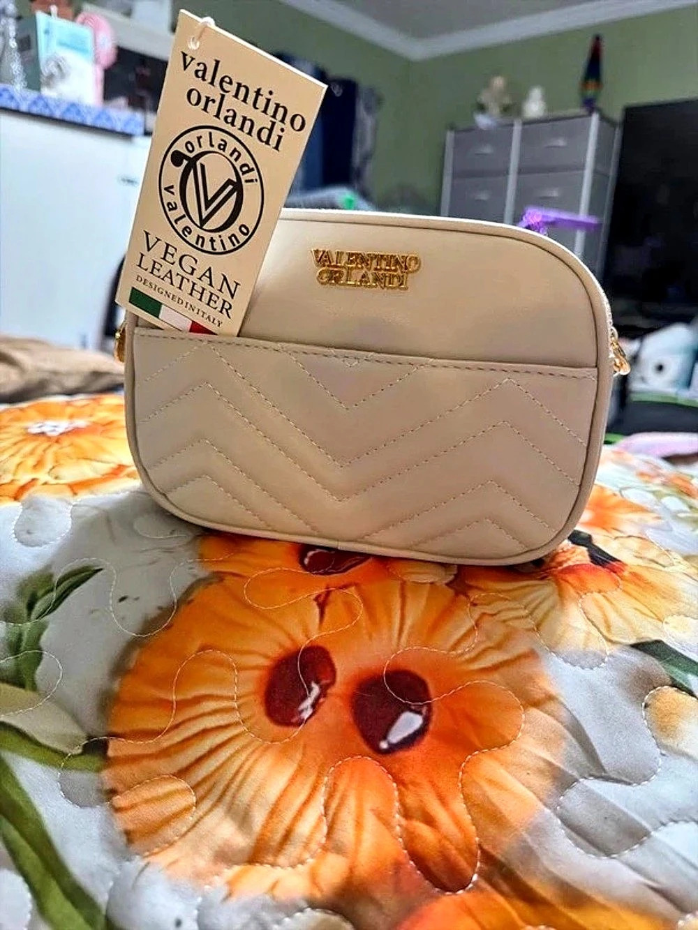 Valentino Orlandi Crossbody Bags Beige Size One Size